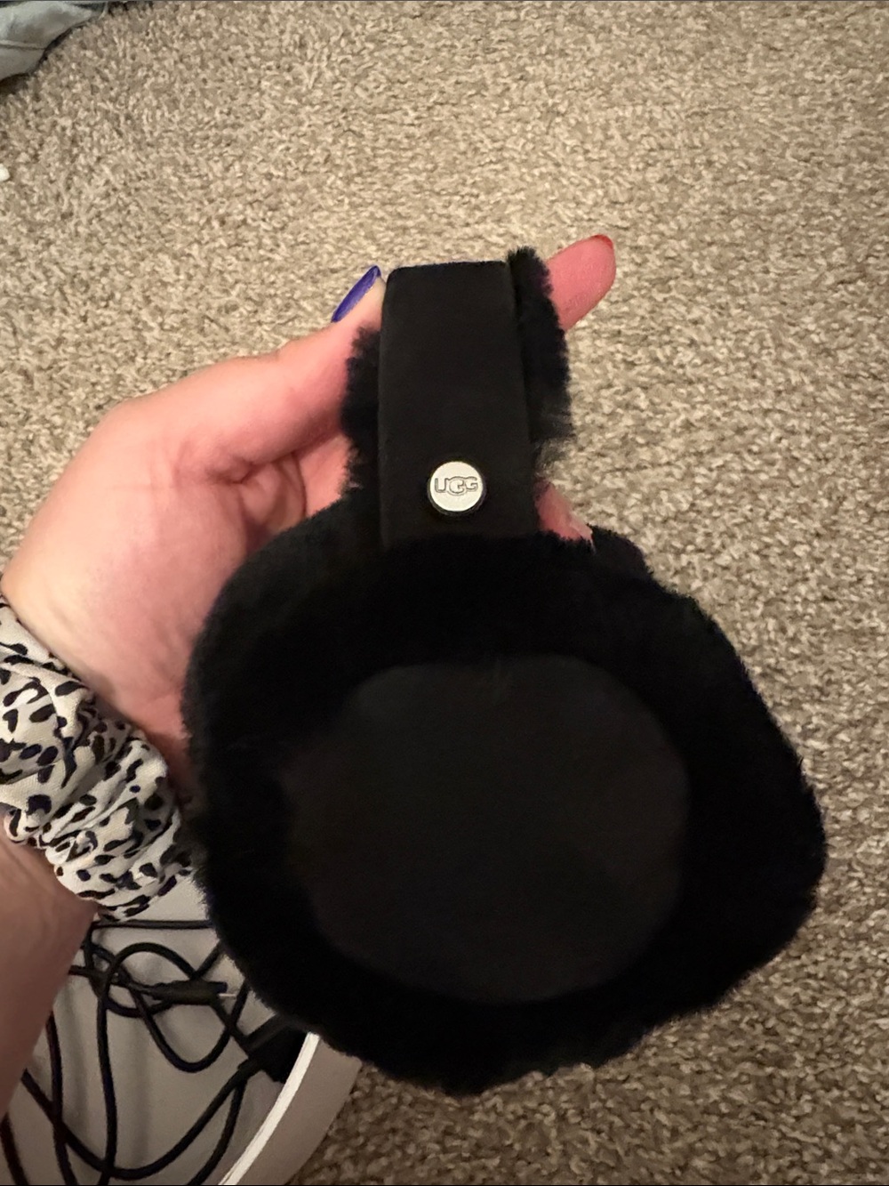 UGG Bluetooth Earmuffs - White and Black Packaging